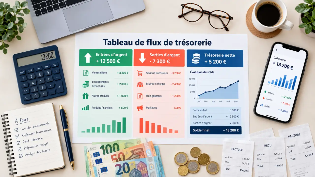 Tableau de flux de trésorerie : 3 flux pour comprendre où passe votre argent