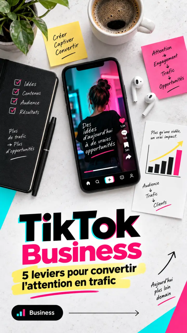 TikTok Business : 5 leviers pour convertir l’attention en trafic