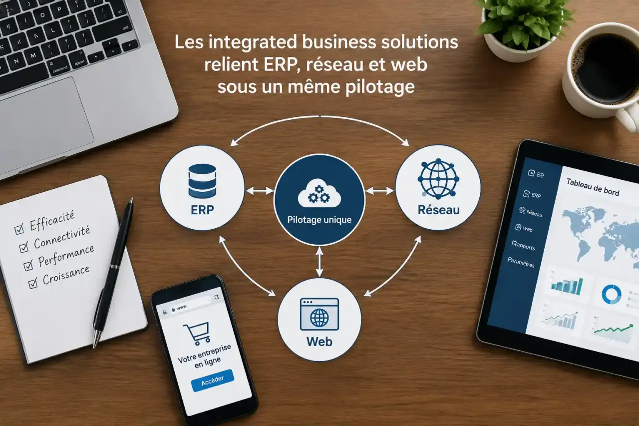 Les integrated business solutions relient ERP, réseau et web sous un même pilotage