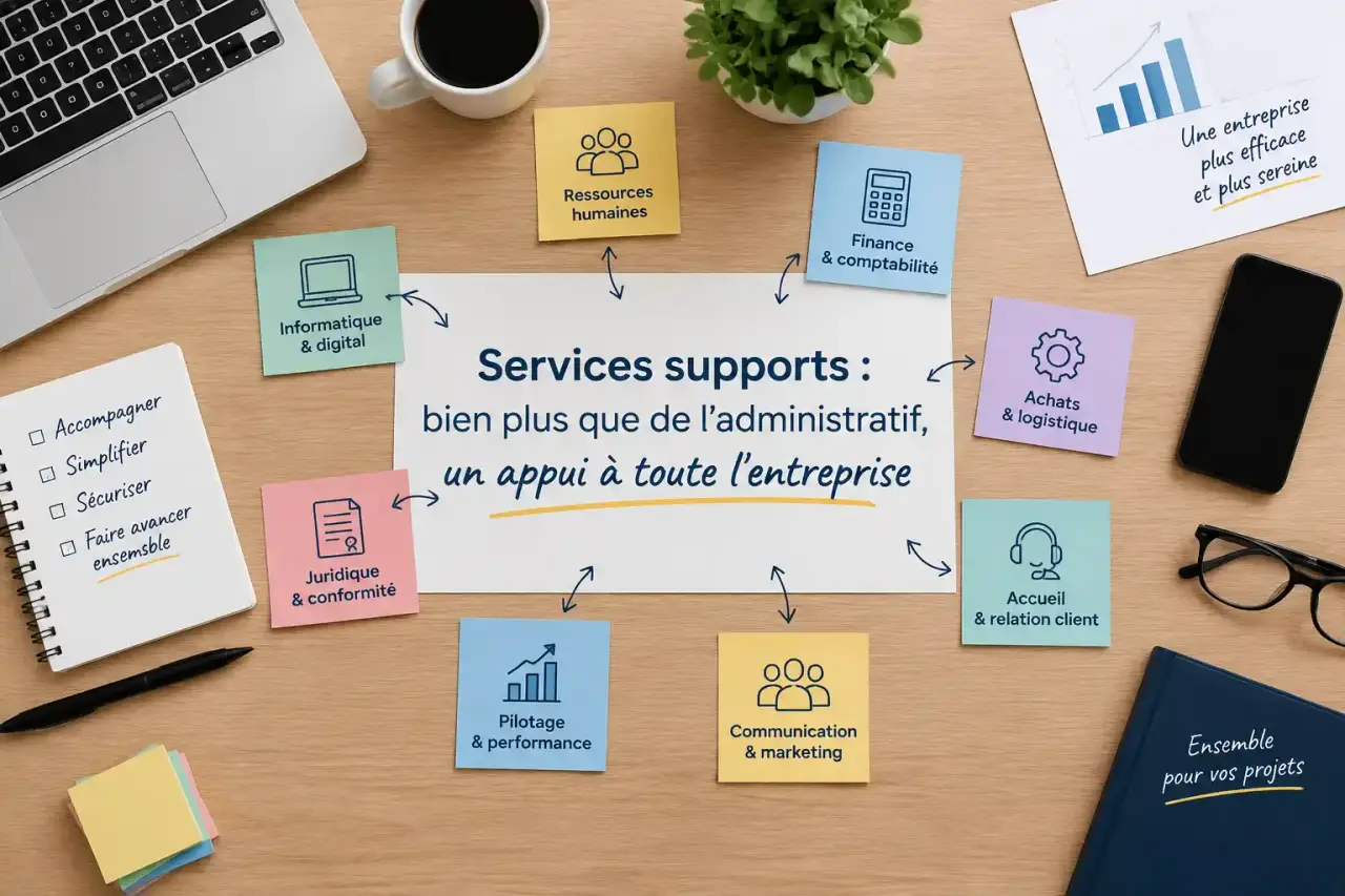 Services supports : bien plus que de l’administratif, un appui à toute l’entreprise