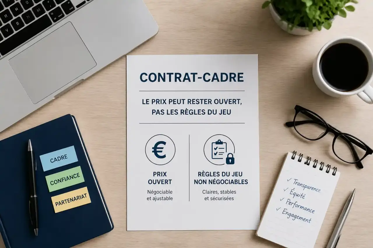 Contrat-cadre : le prix peut rester ouvert, pas les règles du jeu